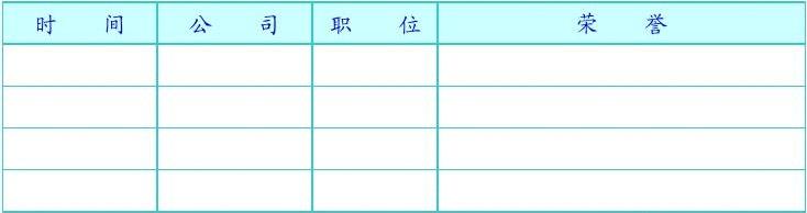 個人簡歷空表格下載，起步專業自我展示的起點